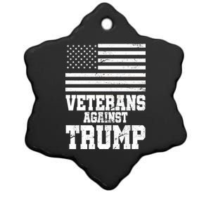 Veterans Against Trump Ceramic Star Ornament