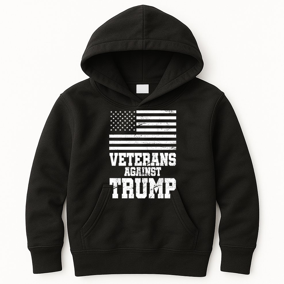 Veterans Against Trump Kids Hoodie
