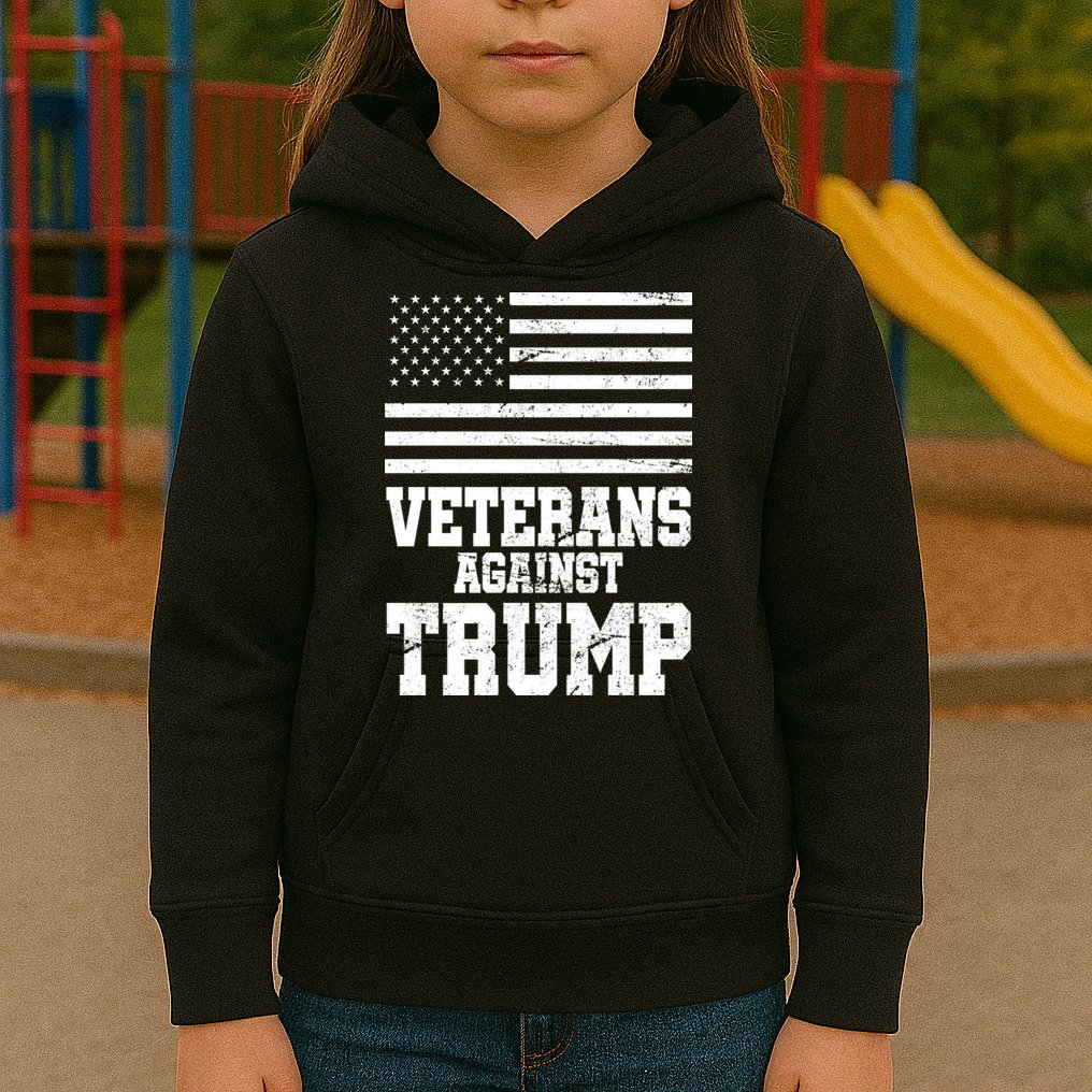Veterans Against Trump Kids Hoodie