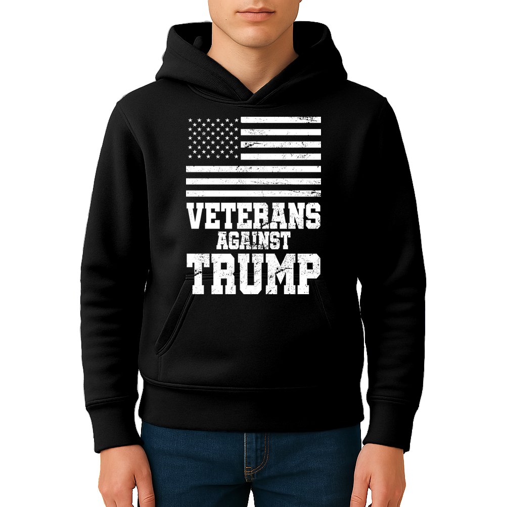 Veterans Against Trump Kids Hoodie