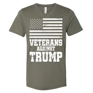 Veterans Against Trump V-Neck T-Shirt