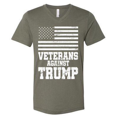 Veterans Against Trump V-Neck T-Shirt