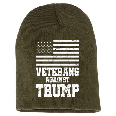 Veterans Against Trump Short Acrylic Beanie