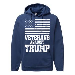 Veterans Against Trump Performance Fleece Hoodie