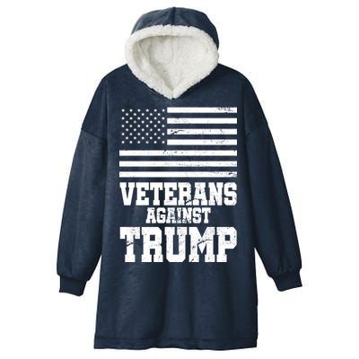 Veterans Against Trump Hooded Wearable Blanket