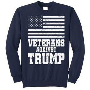 Veterans Against Trump Tall Sweatshirt