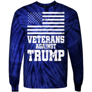 Veterans Against Trump Tie-Dye Long Sleeve Shirt