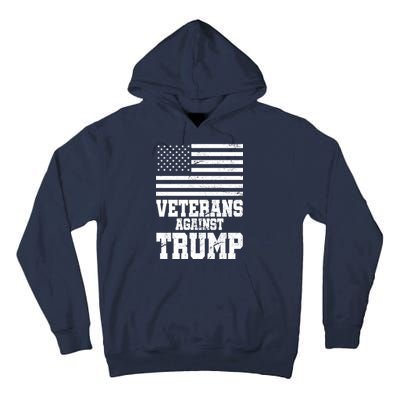 Veterans Against Trump Tall Hoodie