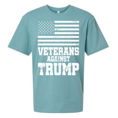 Veterans Against Trump Sueded Cloud Jersey T-Shirt