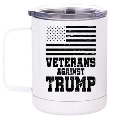 Veterans Against Trump 12 oz Stainless Steel Tumbler Cup