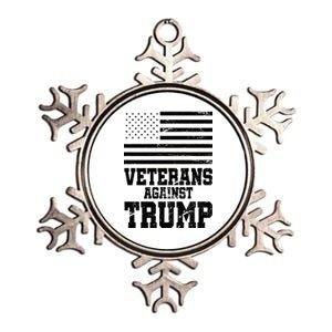 Veterans Against Trump Metallic Star Ornament