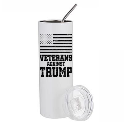 Veterans Against Trump Stainless Steel Tumbler