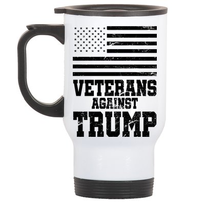 Veterans Against Trump Stainless Steel Travel Mug