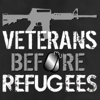Veterans Before Refugees Adult Drive Performance Visor