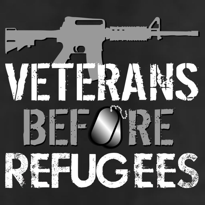 Veterans Before Refugees Adult Drive Performance Visor