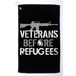 Veterans Before Refugees Platinum Collection Golf Towel