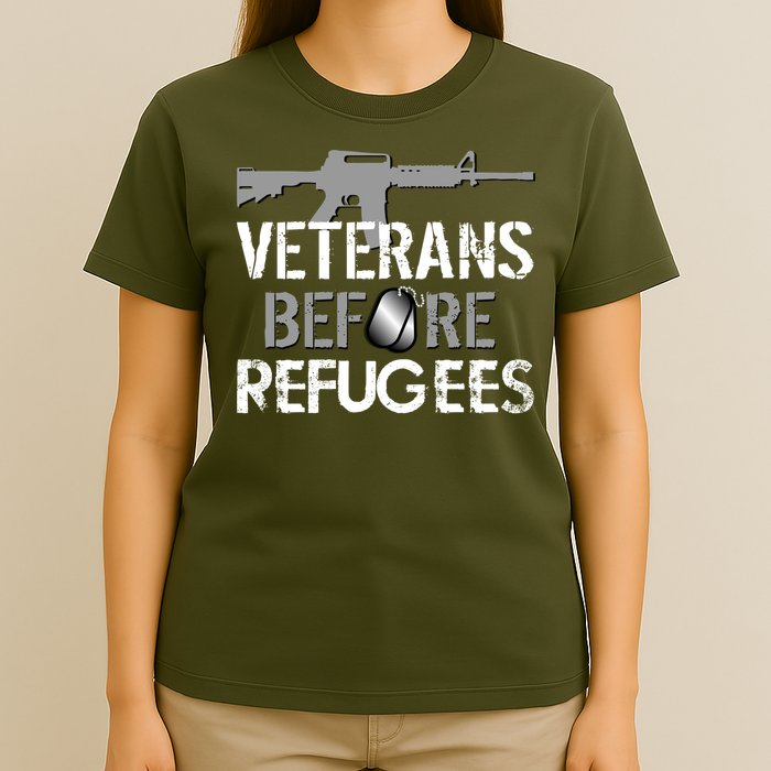 Veterans Before Refugees T-Shirt