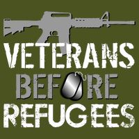 Veterans Before Refugees T-Shirt
