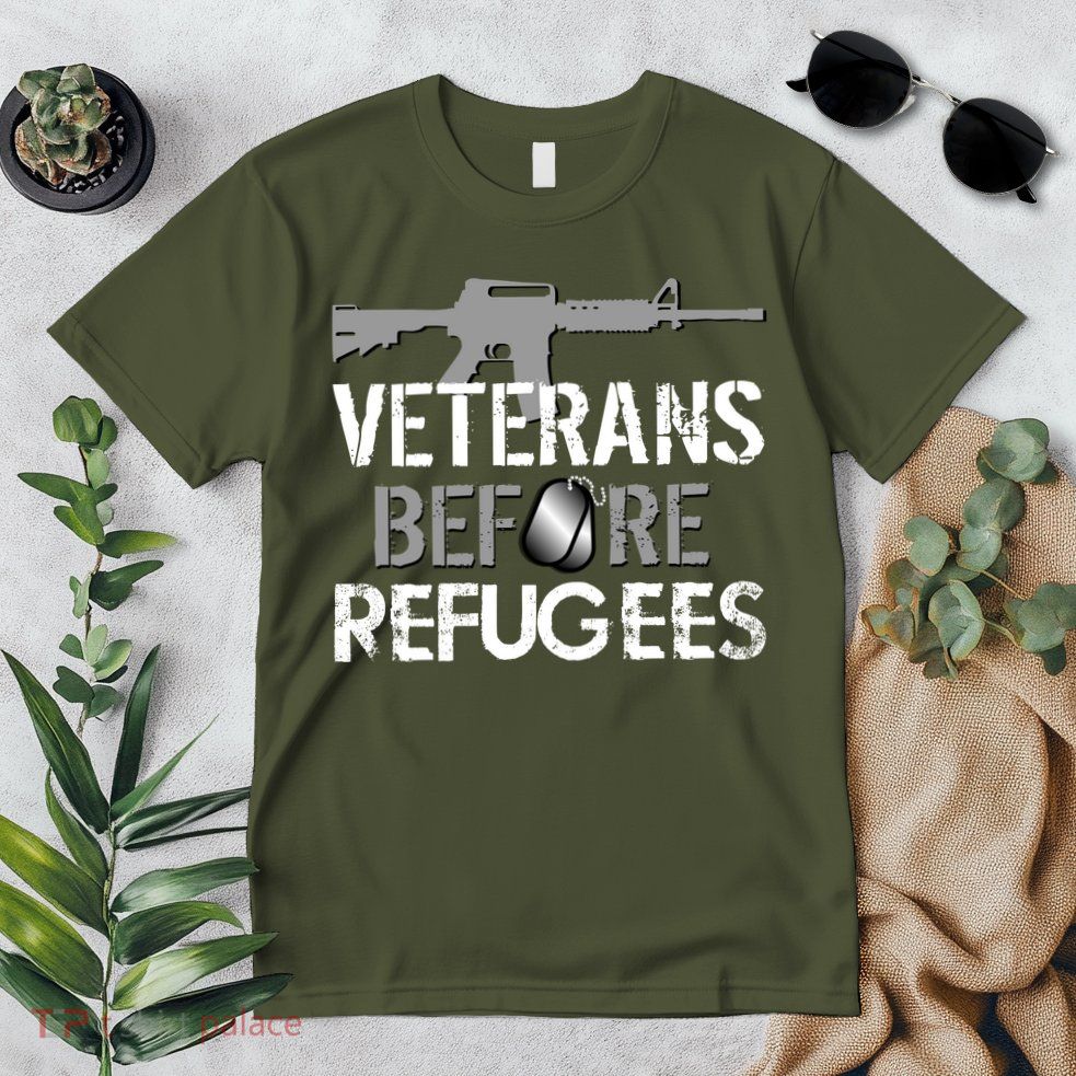 Veterans Before Refugees Premium T-Shirt