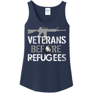 Veterans Before Refugees Ladies Essential Tank