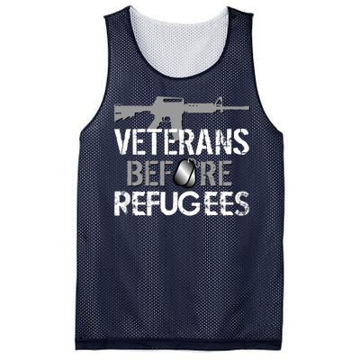 Veterans Before Refugees Mesh Reversible Basketball Jersey Tank