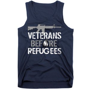 Veterans Before Refugees Tank Top