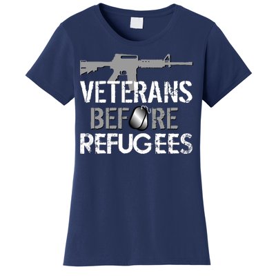 Veterans Before Refugees Women's T-Shirt