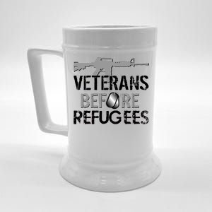 Veterans Before Refugees Beer Stein