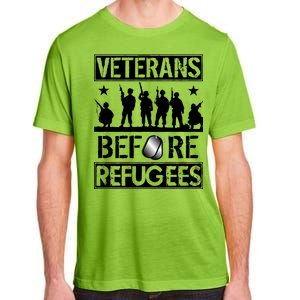 Veterans Before Refugees Veteran Adult ChromaSoft Performance T-Shirt