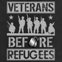 Veterans Before Refugees Veteran Trucker Hat