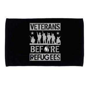 Veterans Before Refugees Veteran Microfiber Hand Towel