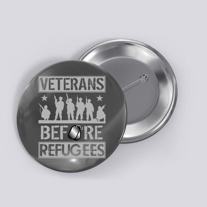 Veterans Before Refugees Veteran Button