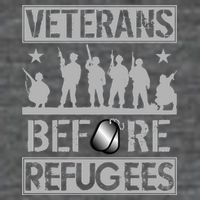 Veterans Before Refugees Veteran Button