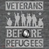 Veterans Before Refugees Veteran Tank Top