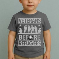 Veterans Before Refugees Veteran Toddler T-Shirt