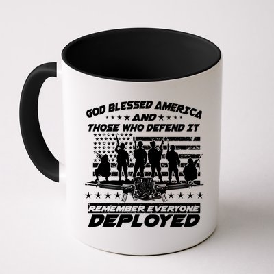 Veterans God Bless America And Those Who Defend It Mug