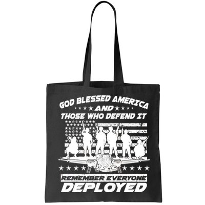 Veterans God Bless America And Those Who Defend It Bag