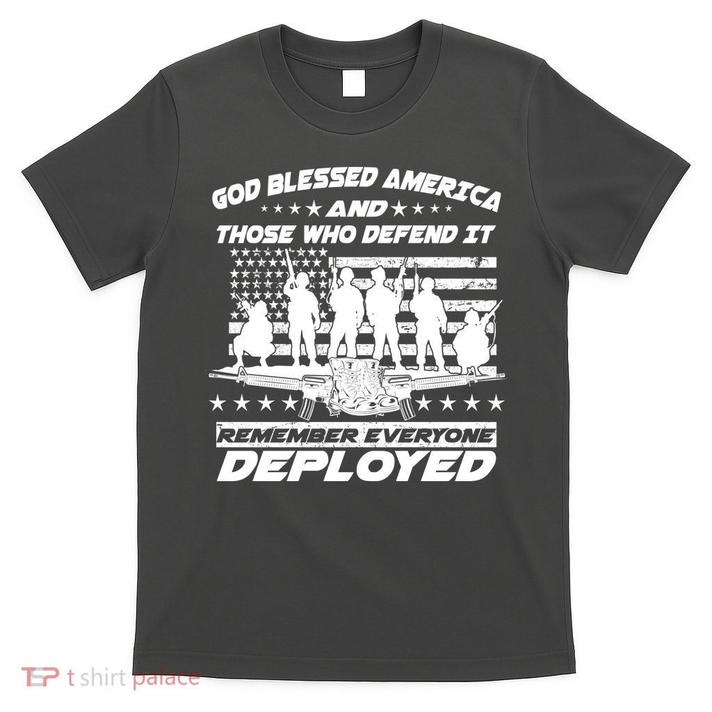 Veterans God Bless America And Those Who Defend It T-Shirt