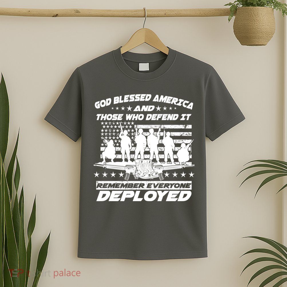 Veterans God Bless America And Those Who Defend It T-Shirt