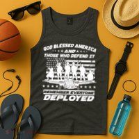 Veterans God Bless America And Those Who Defend It Tank Top