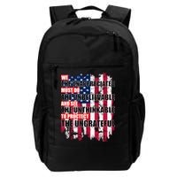 Veterans Must Do The Unthinkable Backpack