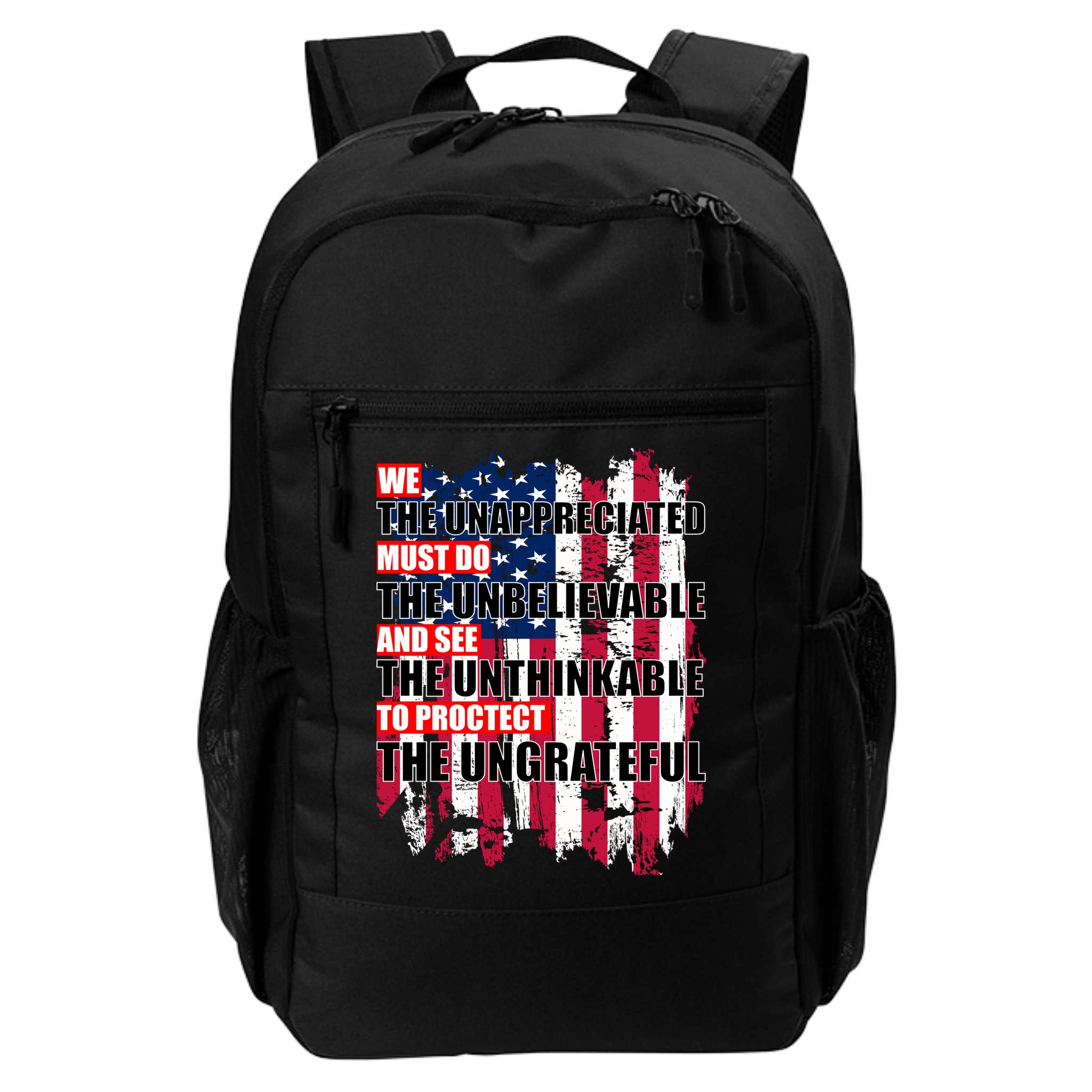 Veterans Must Do The Unthinkable Backpack