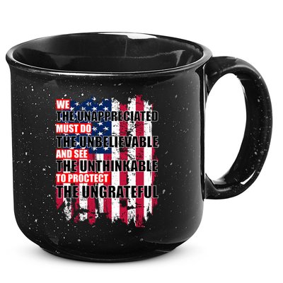 Veterans Must Do The Unthinkable 15oz Campfire Ceramic Mug