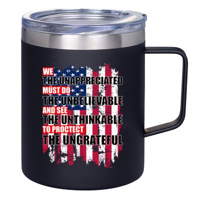 Veterans Must Do The Unthinkable 12oz Stainless Steel Coffee Mug