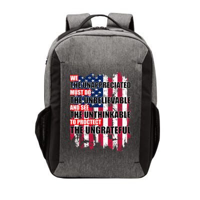 Veterans Must Do The Unthinkable Vector Backpack