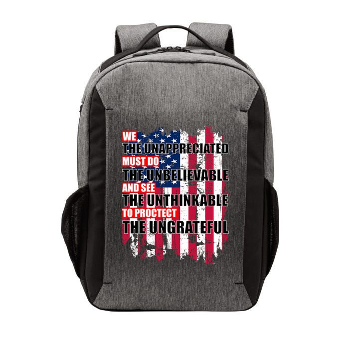 Veterans Must Do The Unthinkable Vector Backpack