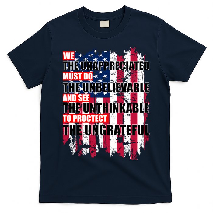 Veterans Must Do The Unthinkable T-Shirt