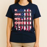 Veterans Must Do The Unthinkable T-Shirt