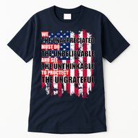 Veterans Must Do The Unthinkable Tall T-Shirt
