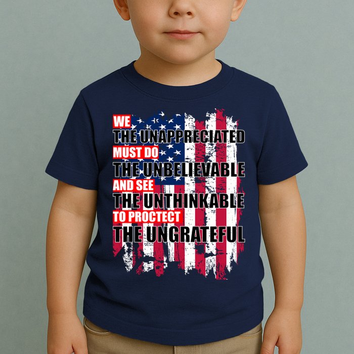 Veterans Must Do The Unthinkable Toddler T-Shirt